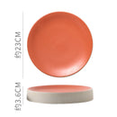 Axyaa Round Ceramic Plate Set for Stylish Dining Experience