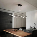 Axyaa LED Chandelier: Modern Aluminum Pendant Light for Home Interior Lighting