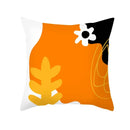 Axyaa Yellow Orange Abstract Geometry Print Pillow Cover 45x45cm