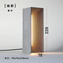 Axyaa Concrete Stone Table Lamp Touch Dimming LED Desk Light, Industrial Warm White Gray