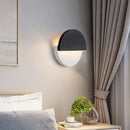 Axyaa Iron Round LED Wall Lamp for Living Room Bedroom, Nordic Acrylic Light Fixtures