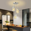 Axyaa Retro Crystal Pendant Light for Home Dining Table - Minimalist Branded Hanging Lamp