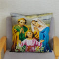 Axyaa Jesus Christ Soft Plush Cushion Cover 45*45 Throw Pillow Case Home Decor