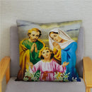 Axyaa Jesus Christ Soft Plush Cushion Cover 45*45 Throw Pillow Case Home Decor