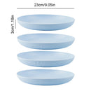 Axyaa Wheat Straw Cutlery Set 16Pcs Dinnerware Kit for Picnic, Camping