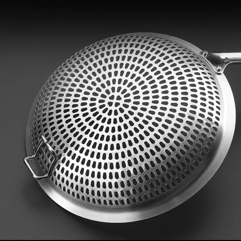 Axyaa Stainless Steel Water Colander Food Strainer Sieve - Kitchen Gadget