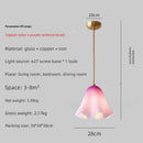Axyaa Hand-Painted Glass Bellina Pendant Light for Home Decor