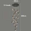 Axyaa LED Pendant Light Chandeliers for Living Room, Modern Indoor Staircase Lighting