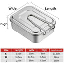 Axyaa Stainless Steel Lunch Box - Large Capacity Food Storage Container