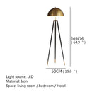 Axyaa Nordic LED Floor Lamp Modern Jellyfish Shape Decor for Bedroom & Living Room