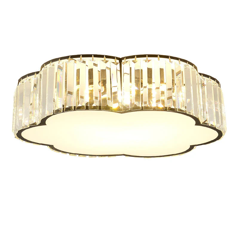 Axyaa Crystal Ceiling Light: Modern Elegant Lighting for Living Room, Bedroom, Restaurant, Hotel