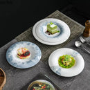 Axyaa Circular Ceramic Plate Set for Molecular Cuisine and Restaurant Tableware