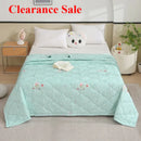 Axyaa Summer Cool Quilt Washable Cotton Thin Single Double Household Bedding