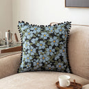 Axyaa Velvet Patchwork Pillowcase Cojines Flower Throw Pillow Cover
