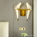 Axyaa Little Bird LED Wall Lamp: Modern Nordic Wall Sconce for Bedroom & Living Room