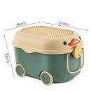 Axyaa Kids Toy Storage Box: Large Capacity Household Organizer for Snacks, Clothes, and More