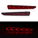 Axyaa LED Rear Bumper Reflector Light for Toyota Raize - Brake Turn Signal Fog Light
