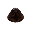 Axyaa Pleated Fabric Lampshade with Metal Frame in Various Colors