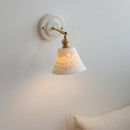 Axyaa Copper Ceramic LED Wall Lamp with Pull Chain Switch, Stair Living Room Decor