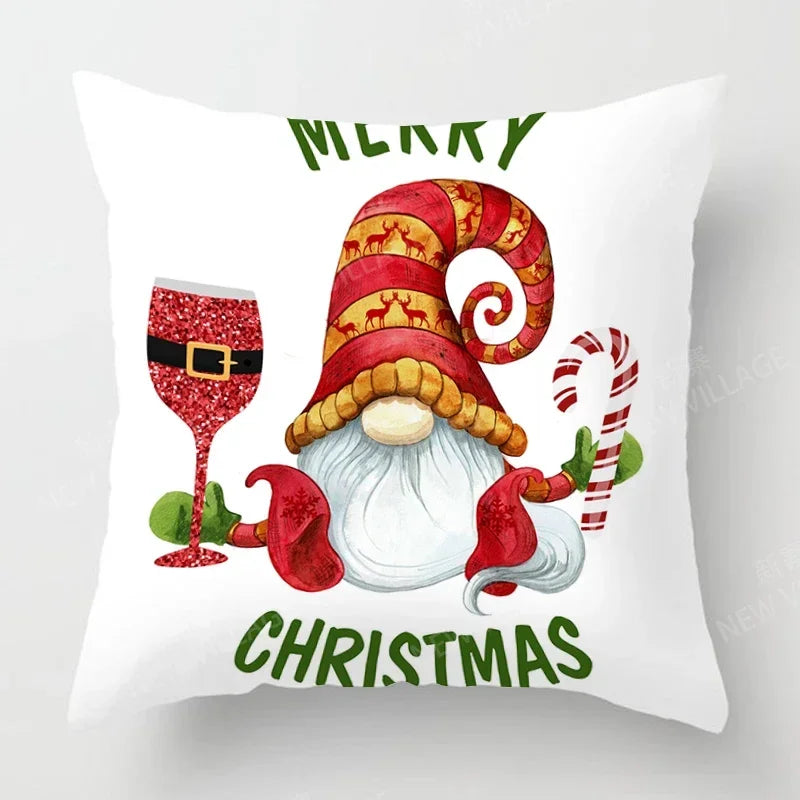 Axyaa Christmas Series Pillowcases for Festive Home Decor 40x40 50x50 60x60 35x35
