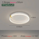 Axyaa Nordic LED Ceiling Lamp: Modern, Creative, and Atmospheric Lighting