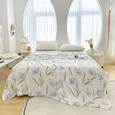 Axyaa Bamboo Fiber Summer Cool Quilt Blanket Single Thin Nap Air Conditioner Blanket