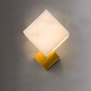 Axyaa Alabaster Wall Lamp All Copper Fixture Bedroom Staircase Headboard