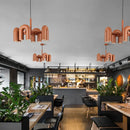 Axyaa U-shaped Iron Chandelier LED Pendant Lamp for Modern Minimalist Decor