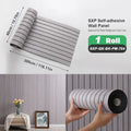 Axyaa 3D Partition Splicing Stickers Self-Adhesive Foam Roll Set for Indoor Use