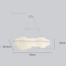 Axyaa Clouds LED Pendant Light for Modern Living Room Decoration