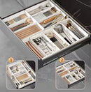 Axyaa Expandable Cutlery Tray Organizer with Dividers for Kitchen Utensils