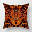 Axyaa Baroque Geometric Throw Pillow Case, Elegant Vintage 45X45CM Cushion Cover for Home