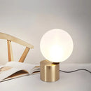 Axyaa Glass Ball Table Lamp - Nordic Modern Decorative Bedside Light