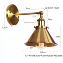 Axyaa Industrial LED Wall Lamps for Bathroom Mirror Stair Dinning Room Bar Home Decor