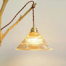 Axyaa LED Glass Chandelier for Bedside Bar Dining Room Home Decoration