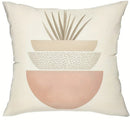 Geometric Leaf Pattern Pillow Cover for Bohemian Home Decor - Axyaa