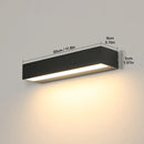 Axyaa Outdoor Waterproof LED Wall Wash Lamp for Courtyard, Balcony, and Villa