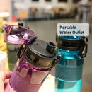 Axyaa 500ml Sports Water Bottle with Tea Filter - Portable, Leak-proof, Transparent Cup