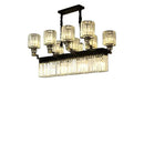 Axyaa Luxury Crystal Chandelier: Modern Duplex Main Lighting for High-Grade Living Room