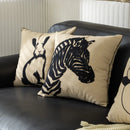 Embroidered Animal Cushion Cover 45x45cm by Axyaa - Puppy Horse Panda Bunny Zebra