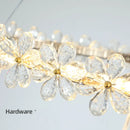 Axyaa Italian Luxury Crystal Chandelier - Designer Simplicity for Villa Dining