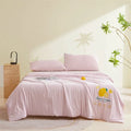 Axyaa Ice Silk Summer Quilt: Lightweight & Machine Washable cooling comfort for hot nights.