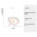 Axyaa Modern Cement Chandelier Dining Kitchen Silk Pendant Light