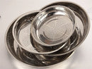 Axya Deep Colander Plate Set for Steaming and Draining - Stainless Steel