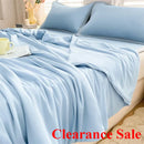 Axyaa Silk Summer Quilt - Cool & Machine Washable Thin Quilt