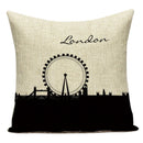 Axyaa British Flag Soldiers Pillow Cover - London England Theme