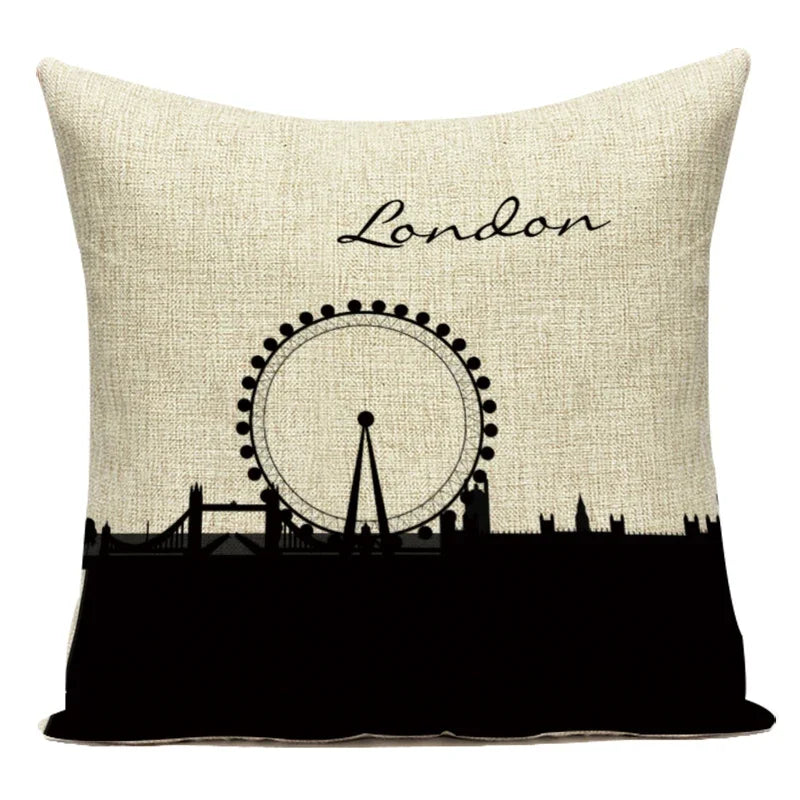 Axyaa British Flag Soldiers Pillow Cover - London England Theme