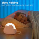 Axya Cloud Night Light: 4 Modes, Rechargeable, 1200mAh, Bedside Lamp