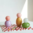 Axyaa Glass Sphere Aromatherapy Bottle with Lid, Geometric Design, Desktop Storage Container
