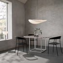 Axyaa Silk Ceiling Chandelier LED Pendant Light for Modern Living Room Dining Bedroom